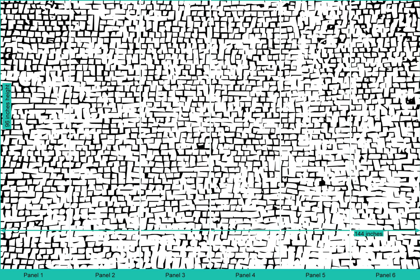 Brick Wallpaper, Brick Wall, Contemporary Mural, Black and white Wallpaper, Grey Brick, Peel and Stick Wallpaper, Adhesive Mural, Brick, M159