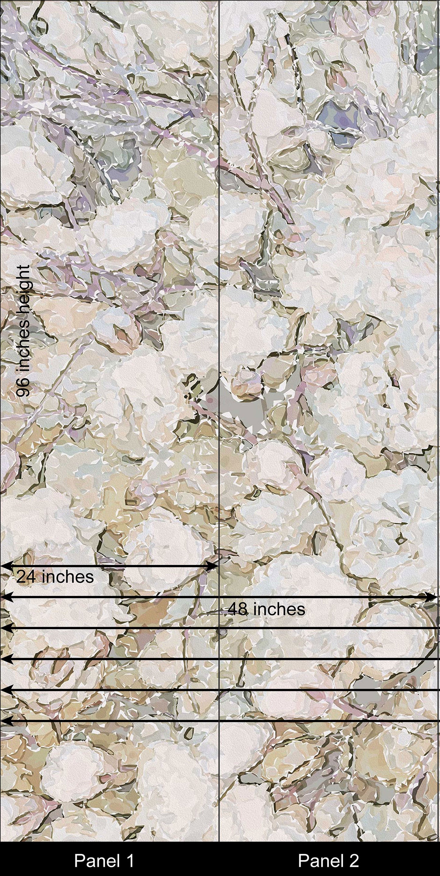 Floral Wallpaper, Flower Mural, botanical Wallpaper, Unique Wallpaper, Contemporary Mural, Pink Wallpaper, Teal Mural, Ava Mural, F124