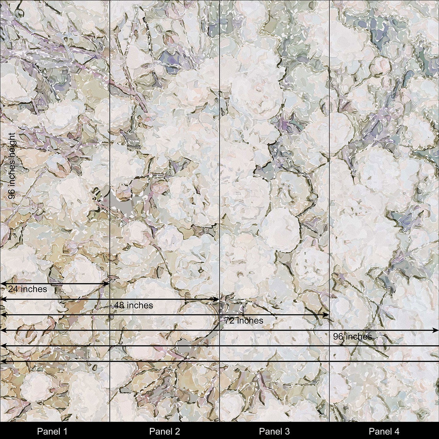 Floral Wallpaper, Flower Mural, botanical Wallpaper, Unique Wallpaper, Contemporary Mural, Pink Wallpaper, Teal Mural, Ava Mural, F124