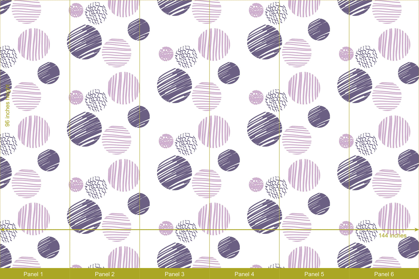 Round Sketch Wallpaper, Mural for teenagers, colorful Wallpaper, sketch Wallpaper, Peel and Stick Wallpaper, Adhesive Wallpaper, Unique Wallpaper, Round Sketch, M149