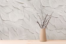 Load image into Gallery viewer, Peel and Stick Modern Wallpaper Contemporary Organic Color Mural Peel and Stick Wall Art Plaster White Wallpaper Unique Wall Art Custom Size 171
